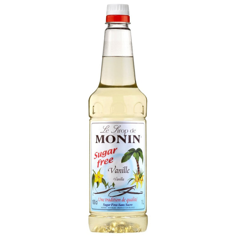 Monin Sugar-free Vanilla Syrups-Case of 6/750 mL
